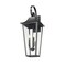 Z-Lite Gannon 3 Light Outdoor Wall Light, 12in. W x 33.25in. H, Black 5008XL-BK - alternate 4